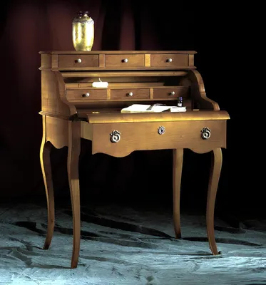 Produktbild von Barock Schreibtisch Büro Tisch Edle Holz Tische Rokoko Antik Stil Möbel Italien