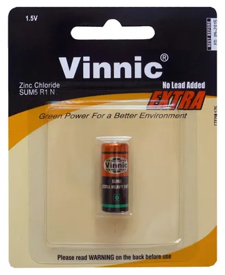 Produktbild von 1x VINNIC / LADY / LR1 /SUM5/ R1 Extra Heavy Duty 1,5v Zink/Chlorid im Blister