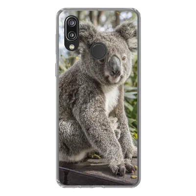Produktbild von MuchoWow® Handyhülle Schutzhülle Hülle für Huawei P20 Lite (2020) Koala - Regal - Pflanzen - Kinder - Jungen - Mädchen Silikon Softcase Handy Hülle - Kartenhalter