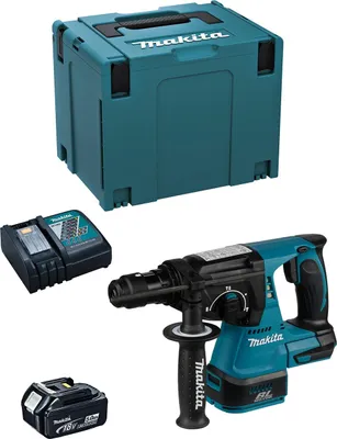 Produktbild von Kombihammer MAKITA DHR243RTJ1 (1 x 5,0 Ah + DC18RC + MAKPAC 4)