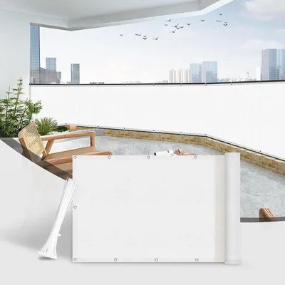 Zdjęcie produktu dla Wodoodporny parasol balkonowy 90 x 300 cm – ochrona przed promieniowaniem UV i deszczem dla balkonów.
