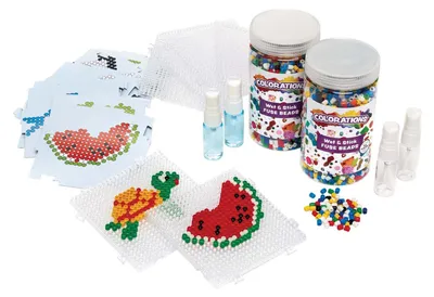Produktbild von Colorations Wasserperlen Bastelset - 6400 Steckperlen in Dosen