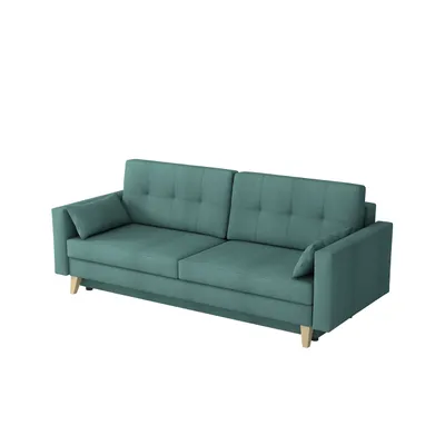 Produktbild von MIRJAN24 Schlafsofa Marina, Sofa mit Bettkasten, Couch, Sofagarnitur, Polstergarnitur, Stilvoll Polstersofa mit Schlaffunktion (Kronos 26)