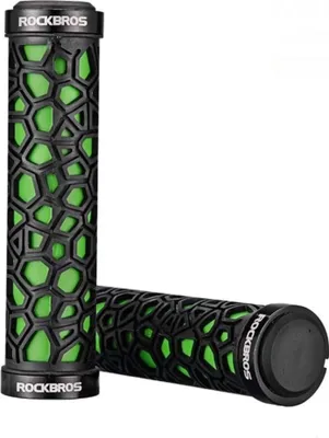 Produktbild von Fahrradgriffe aus rutschfestem Gummi, Ø 22 mm, schwarz-grün