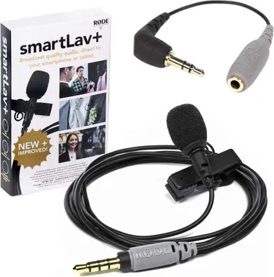 Produktbild von Rode Smartlav+ Lavalier-Mikrofon mit SC3 Adapter
