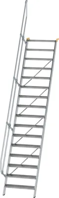 Produktbild von MUNK Treppe 60° inkl. einen Handlauf, 800mm Stufenbreite, 16 Stufen