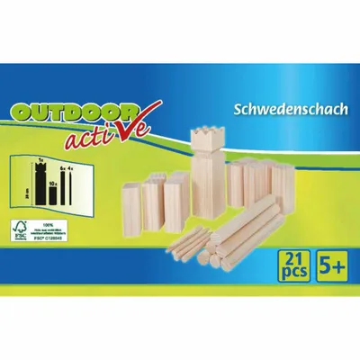 Obrázek produktu pro OA Švédské šachy Kubb 21 dílů