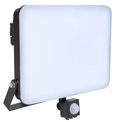 Zdjęcie produktu dla Reflektor LED Ecolite z czujnikiem PIR, 100 W, 5000 K, IP65, 9000 lm, RFL02-100W/PIR