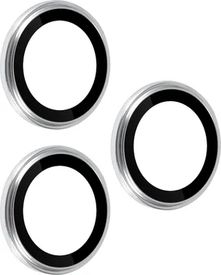 Immagine prodotto di UNIQAccessory iPhone 13 Pro e 13 Pro Max Protezione della lente - Vetro temperato - Argento