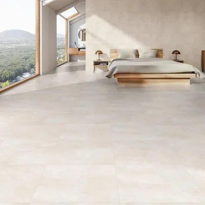 Zdjęcie produktu dla CASA39 Płytki imitujące beton, białe, 75 x 151 cm, Casalgrande Padana Beton