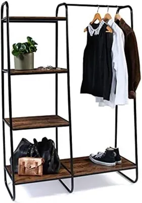 Produktbild von Famanu Kleiderschrank Antikes Holz und Metall - Paolo
