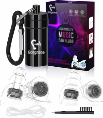 Image de Bouchons d'oreille pour musiciens et festivals - Réduction du bruit pour la protection auditive