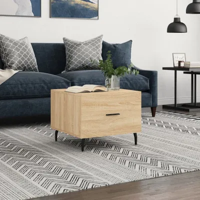 Produktbild von "2026 Promotion" Couchtisch Wohnzimmer - Kaffeetisch - Sonoma-Eiche 50x50x40 cm Holzwerkstoff - Sofatisch CC29455