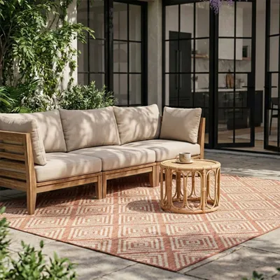 Image de Volero - Tapis d'extérieur - Brava Terra | Prêt pour l'été ! - 240x330cm