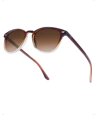 Productafbeelding van Zonnebril dames, gepolariseerd, UV400 bescherming, TR90 frame, bruin, overgangsglazen