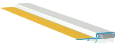 Produktbild von Baumit Anputzleiste Keramik selbstklebend mit Dichtband L = 2400 mm
