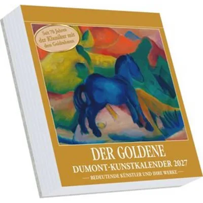 Produktbild von Der Goldene DUMONT-Kunstkalender 2027