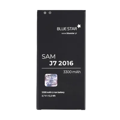 Produktbild von Bluestar Akku Ersatz kompatibel mit Samsung Galaxy J7 2016 J710F Dual SIM 3300 mAh Austausch Batterie EB-BJ710CBE