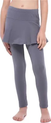Produktbild von Merry Style Mädchen Lange Leggings aus Baumwolle mit Rock MS10-254 (Graphite, 116 cm)