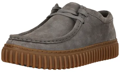 Produktbild von CLARKS Schnürschuhe Torhill Lo Grey Suede mit charakteristischer, gerippter Sohle 1232 Grey Suede 46