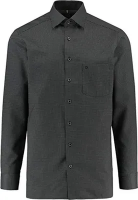 Produktbild von OLYMP Herren Hemd Modern Fit Langarm Schwarz (15) 47