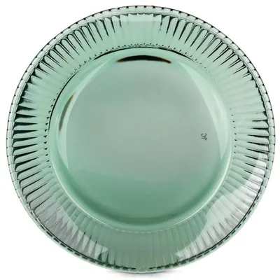 Produktbild von Orion | Dessertteller - Aus Glas - Grün - 20,5 cm - Frühstücksteller - Spülmaschinenfest - VERDE