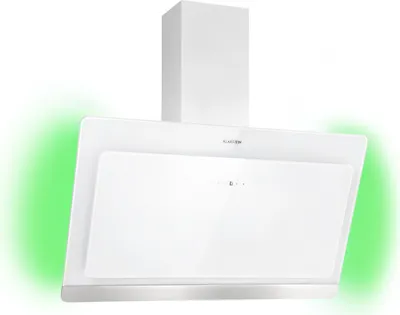 Produktbild von Klarstein digestoř 90 cm, digestoř s filtrem s aktivním uhlím, digestoř s průtokem vzduchu 563 m³/h, nástěnná digestoř s RGB-LED, tichá digestoř 90 cm