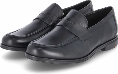 Produktbild von LLoyd Herren Loafer/ Slipper KAIRO Schwarz Glattleder Größe:71/2