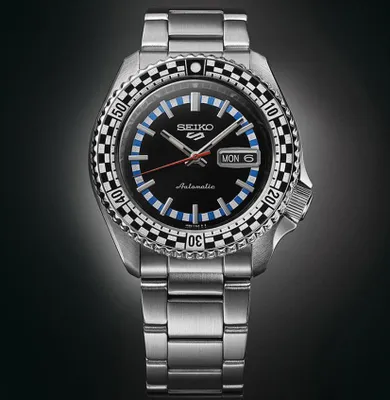 Immagine prodotto di Orologio automatico Seiko 5 Sports, quadrante nero, modello SRPK67K1