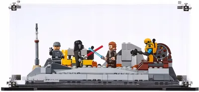 Imagen del producto de Vitrina negra para LEGO® Star Wars 75334 – Obi-Wan Kenobi contra Darth Vader