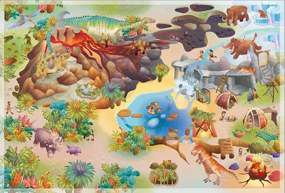 Produktbild von Spielmatte Dino Connect 100 x 150 cm