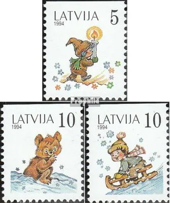 Produktbild von Briefmarken Lettland 1994 Mi 386Do-388Do (kompl.Ausg.) postfrisch Staraste
