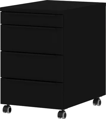 Produktbild von Rollcontainer, schwarz, MEMPHIS-01