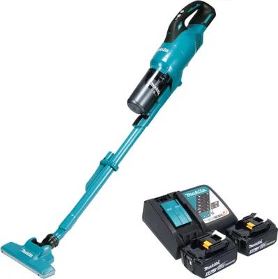 Produktbild von Makita DCL 286 FRT2 Akku Staubsauger 18 V 0,25 l Brushless + 2x Akku 5,0 Ah + Ladegerät