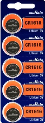 Zdjęcie produktu dla 5 x bateria litowa mini Murata CR1616