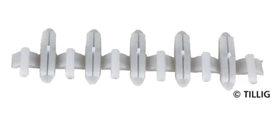 Produktbild von Tillig 86101 Iso-schienenverbinder grau