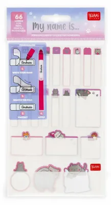 Image de Feuille de stickers Legami, motif chat, autres