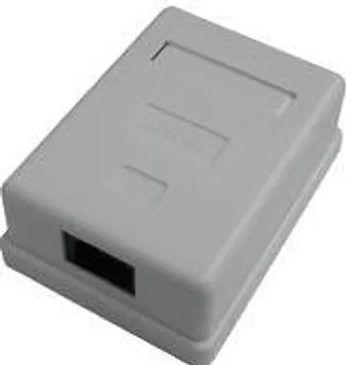 Obrázek produktu pro DATACOM Datová zásuvka UTP CAT5E 2xRJ45 na omítku 45st. bílá