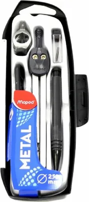 Image de Maped 197513 Compas bleu, argenté