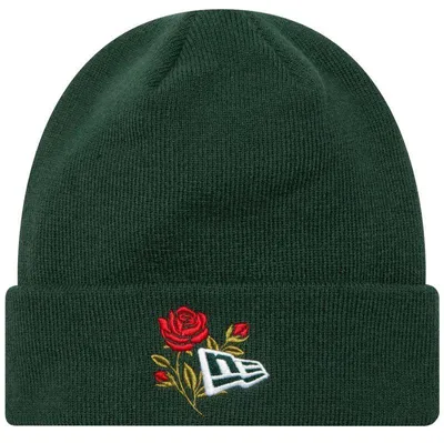 Image de New Era - Casquette pour hommes/femmes unie, bord-côte tricoté PP9222 (taille unique) (vert)