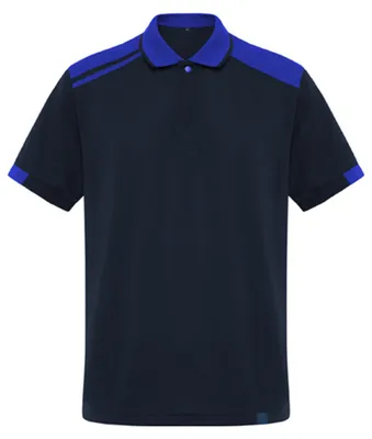 Produktbild von Roly Workwear PO8410 | Poloshirt  Samurai S bis 3XL - Farbe: Navy Blue 55/Royal Blue 05 - Größe: L