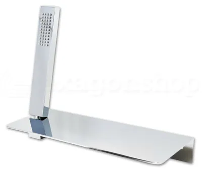 Immagine prodotto di Set Doccetta Smart con Ripiano Portasapone e flessibile cromo