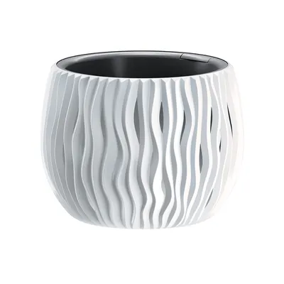 Produktbild von Prosperplast Blumentopf BOWL SANDY Weiß 14,4 cm