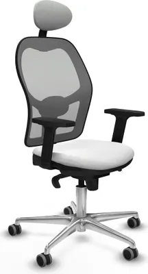 Produktbild von Bürostuhl mit Kopfstütze Piqueras y Crespo 2D086G1 Weiß