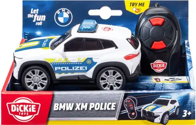 Productafbeelding van Dickie BMW XM Politiewagen, kabelmodel. Artikelnummer: 203712034