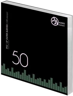 Produktbild von Audio Anatomy VINYL OUTER SLEEVES, 12″ PVC / 100µ / 50pcs