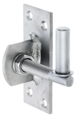 Zdjęcie produktu dla Alberts 361471 Wspornik do przykręcenia, regulowany w zakresie 20 mm, stal nierdzewna, rozstaw Ø13 mm, płyta 100 x 40 mm