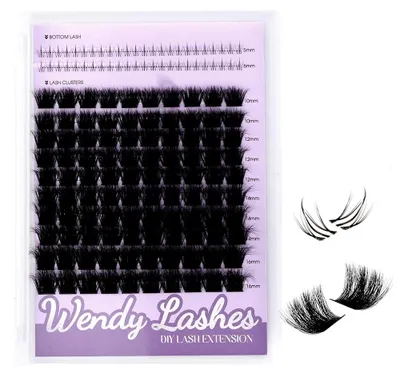 Produktbild von Wimpernset mit Wimpernsträhnen – 10-16 mm, 3D-Krallung