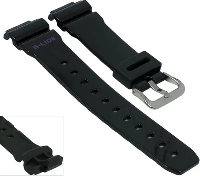 Produktbild von G-Shock Armband | für GLX-6900 G-Lide schwarz glänzend Casio
