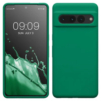 Produktbild von kwmobile Handyhülle für Google Pixel 7 Pro Hülle, für Pixel 7 Pro Case - Hülle Silikon - kabelloses Laden - Smaragdgrün